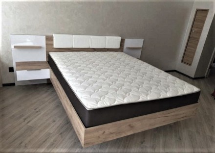 Двуспальная кровать Асти с комбинированным изголовьем – одна из наших самы. . фото 3