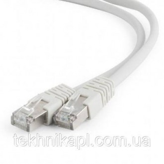 Тип кабеля - SFTP, Длина - 20 м, медь, категория - 6a, Цвет - серый. . фото 2
