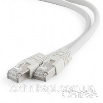 Тип кабеля - SFTP, Длина - 20 м, медь, категория - 6a, Цвет - серый. . фото 1