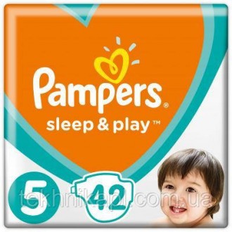 Подгузник Pampers Sleep & Play Junior Размер 5 (11-16 кг), 42 шт (8001090784674). Вишгород. фото 1 Подгузник Pampers Sleep & Play Junior Размер 5 (11-16 кг), 42 шт (8001090784674). Вишгород. фото 1