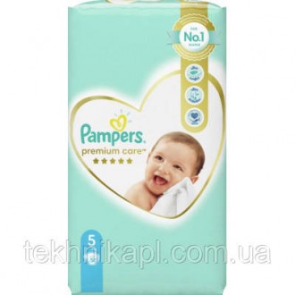 Подгузники Pampers Premium Care обеспечивают мягкий комфорт и лучшую защиту кожи. . фото 5