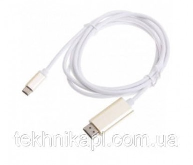 USB 3.1 Type-C - HDMI 4K адаптер, Thunderbolt 3 для Apple MacBookКабель для подк. . фото 2