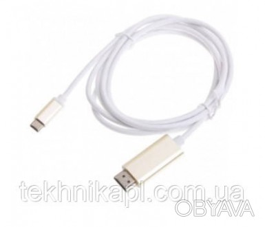 USB 3.1 Type-C - HDMI 4K адаптер, Thunderbolt 3 для Apple MacBookКабель для подк. . фото 1