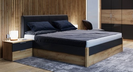  Кровать Рамона – одна из популярных двуспальных кроватей в стиле мод. . фото 3