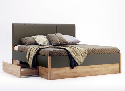  Кровать Рамона – одна из популярных двуспальных кроватей в стиле мод. . фото 6