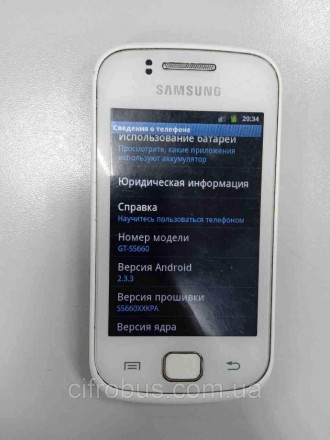 Смартфон, Android 2.2, экран 3.2", разрешение 480x320, камера 3.20 МП, автофокус. . фото 4