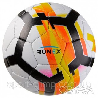Футбольний м'яч 5 розмір тренувальний для вулиці RONEX Ручний шов RXG-27Y
 Підхо. . фото 1