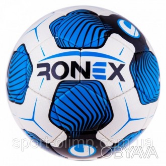 Футбольний м'яч 5 розмір для вулиці тренувальний Ronex CordlySnake Ручний шов RX. . фото 1