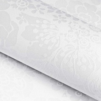 Тканевые ролеты Роза. Rose Белый, 55. Киево-Святошинский. фото 1