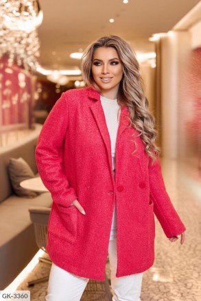 Пальто GL-0114
Арт.: GL-0114
пальто двубортное пиджачного типа Ткань розовый -па. . фото 7