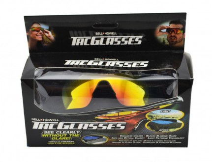 Антибликовые очки для водителей Tac Glasses эффективно отсеивают отраженный свет. . фото 2