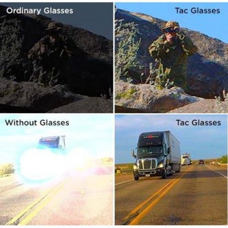 Антибликовые очки для водителей Tac Glasses эффективно отсеивают отраженный свет. . фото 8