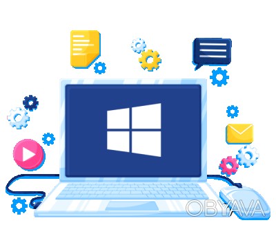 Установка Windows, драйверів, програм. 250 грн