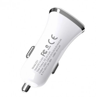 Автомобильное зарядное устройство 12В USB Hoco Z31 для зарядки телефонов, планше. . фото 3