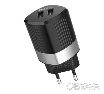 Описание Сетевое зарядное устройство Hoco C55A Energy (2USB, 2.4A) Black
Компани. . фото 1