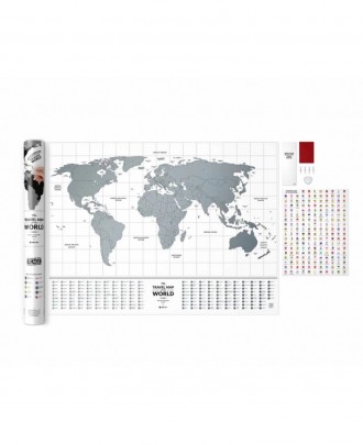 Travel Map® Flags World - это скретч карта мира с чек-листом флагов. Используй н. . фото 9