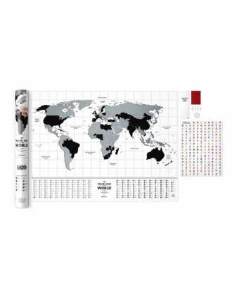 Travel Map® Flags World - это скретч карта мира с чек-листом флагов. Используй н. . фото 8