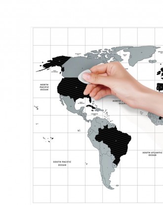 Travel Map® Flags World - это скретч карта мира с чек-листом флагов. Используй н. . фото 7