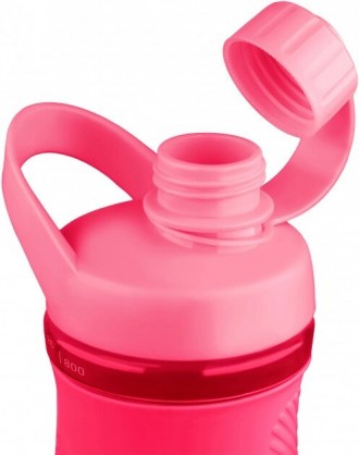      Бутылка для воды 800 мл тритан розовая Ardesto AR2203TRХарактеристики:Тип: . . фото 4