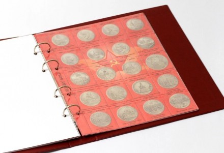 Альбом-каталог для юбилейных монет СССР 1965-1991гг.Данный альбом позволит разме. . фото 3