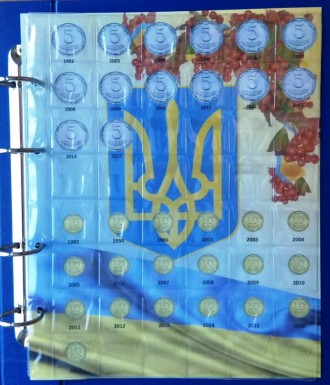 Универсальный альбом, позволяющий собрать коллекцию разменных монет Украины, учи. . фото 7
