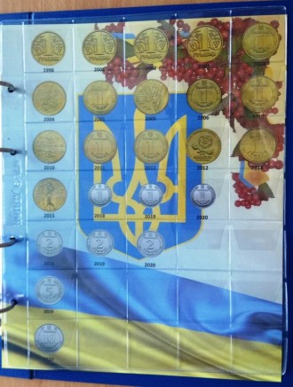 Универсальный альбом, позволяющий собрать коллекцию разменных монет Украины, учи. . фото 5