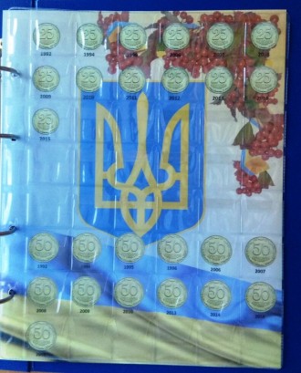 Универсальный альбом, позволяющий собрать коллекцию разменных монет Украины, учи. . фото 6