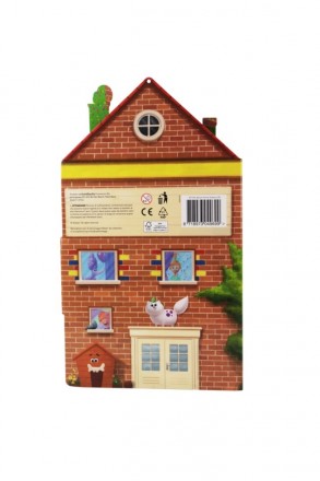 Яркий домик для коллекционных фигурок Stikeez, изготовлен из плотного картона, п. . фото 3