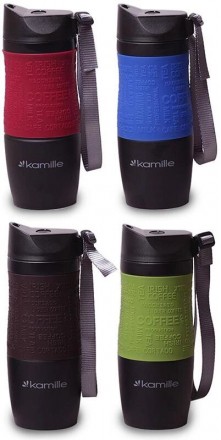  Термокружка Kamille Coffee - создана специально для людей с активным образом жи. . фото 2