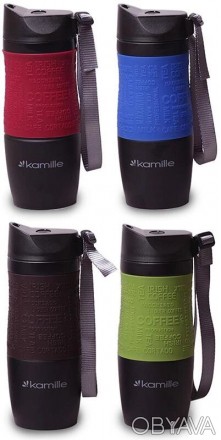  Термокружка Kamille Coffee - создана специально для людей с активным образом жи. . фото 1