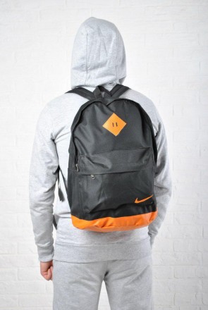 
Очень стильная модель рюкзака. Черный со вставками ярко-оранжевого. С таким рюк. . фото 5