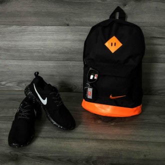 
Очень стильная модель рюкзака. Черный со вставками ярко-оранжевого. С таким рюк. . фото 3