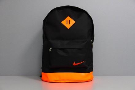 
Очень стильная модель рюкзака. Черный со вставками ярко-оранжевого. С таким рюк. . фото 6
