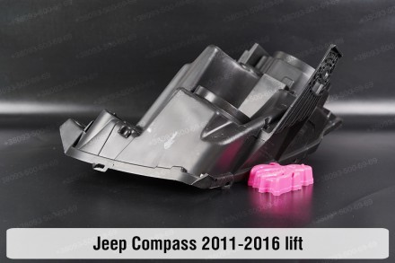 Новый корпус фары Jeep Compass MK49 (2011-2016) I поколение рестайлинг левый.В н. . фото 9