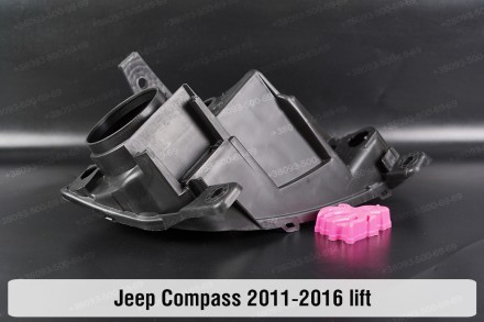 Новый корпус фары Jeep Compass MK49 (2011-2016) I поколение рестайлинг левый.В н. . фото 10