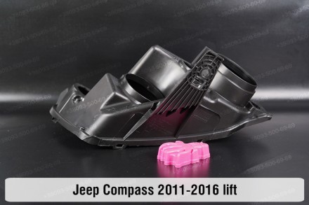 Новый корпус фары Jeep Compass MK49 (2011-2016) I поколение рестайлинг левый.В н. . фото 11