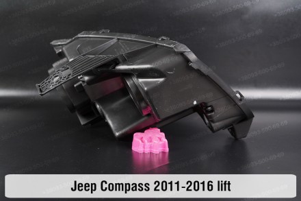 Новый корпус фары Jeep Compass MK49 (2011-2016) I поколение рестайлинг левый.В н. . фото 4