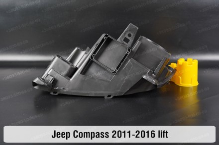 Новый корпус фары Jeep Compass MK49 (2011-2016) I поколение рестайлинг правый.В . . фото 6