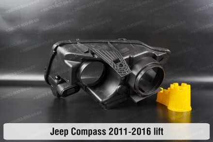 Новый корпус фары Jeep Compass MK49 (2011-2016) I поколение рестайлинг правый.В . . фото 4