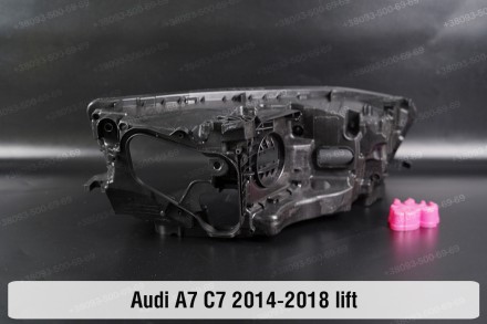 Новий корпус фари Audi A7 C7 (2014-2018) I покоління рестайлінг лівий.
У наявнос. . фото 6