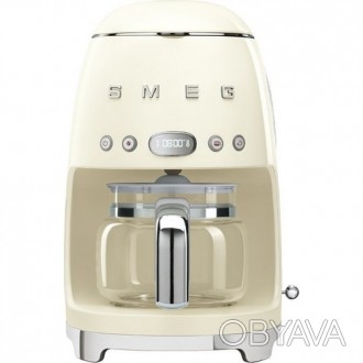 Кофеварка SMEG DCF 02 CREU оснащена резервуаром емкостью 1,4 литра и рассчитана . . фото 1