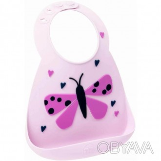 Силиконовый нагрудник Make My Day (Мейк Май Дей) Baby Bib - замечательный яркий . . фото 1