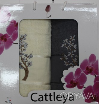 Набор полотенец Cattleya (банное и лицевое)
 
Размеры: 140 х 70 см и 50 х 90 см
. . фото 1