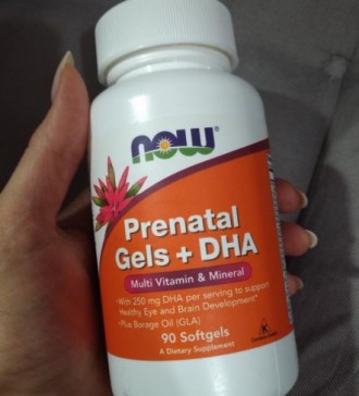 
NOW Prenatal Gels + DHA 90 softgels
✅Только оригинальная продукция, отправка в . . фото 3