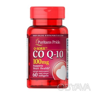 
 
Пищевая добавка Puritan's Pride CO Q-10 100mg – это биологически доступный ко. . фото 1