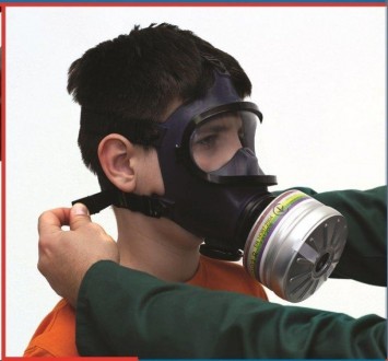 Противогаз фильтрующий детский MD-1 - маска в комплекте с фильтром предназначена. . фото 7