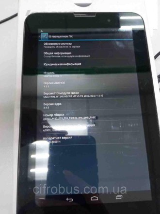 Планшет 7", 1024x600, TFT IPS, встроенная память 16 Гб, слот microSDXC, до 64 Гб. . фото 2