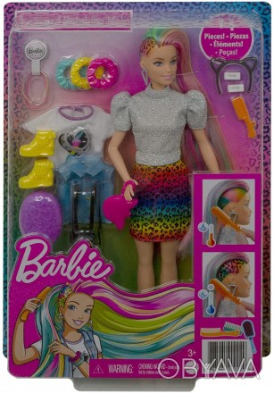 
	Barbie обожает экспериментировать и создавать новые образы! С Кукла Barbie Рад. . фото 1