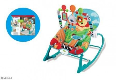 Дитячий шезлонг-гойдалка 98615 0-18кг вібрац.муз.кор.53*8,7*40,5 /6/. Дніпро. фото 1 Дитячий шезлонг-гойдалка 98615 0-18кг вібрац.муз.кор.53*8,7*40,5 /6/. Дніпро. фото 1