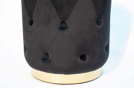 
Пуф Чарлі м&apos;який міні чорний : стильна і сучасна модель від меблевої компа. . фото 6